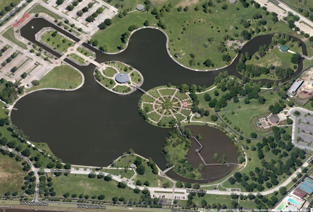 N.O. Rio Grande Underground Maps of Lafreniere Park (click to enlarge