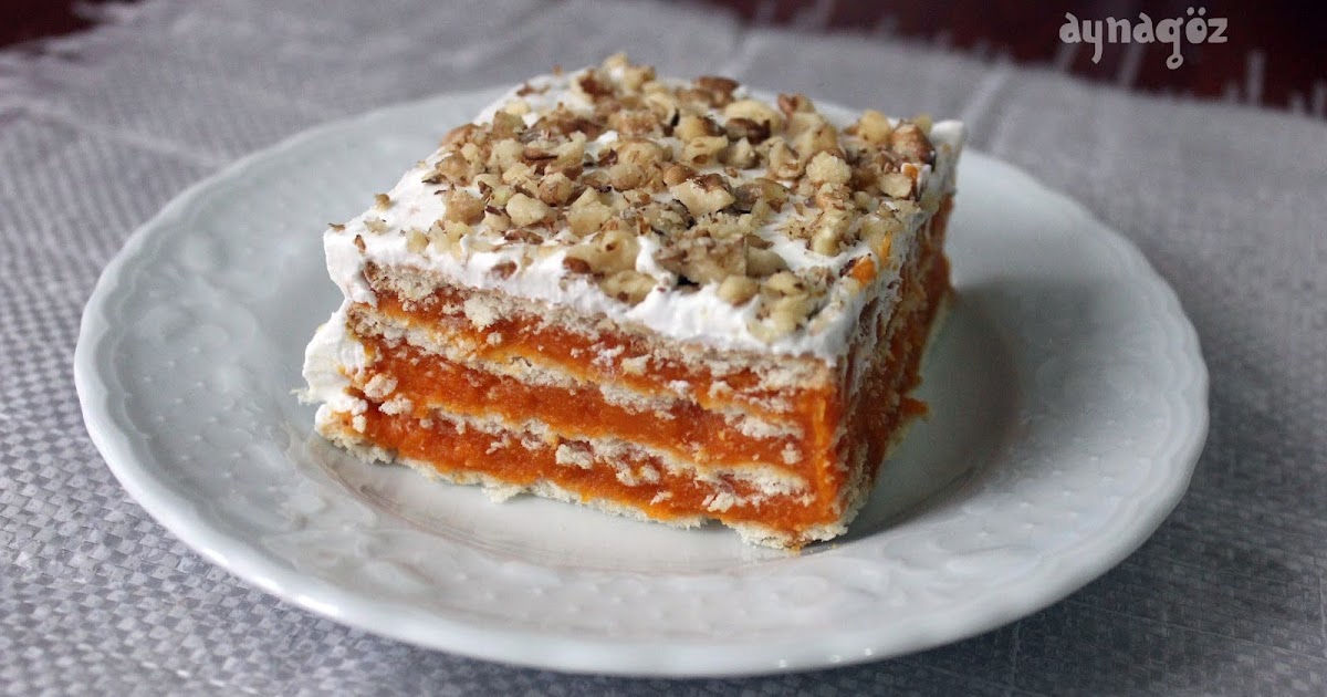 balkabağı bisküvili pasta