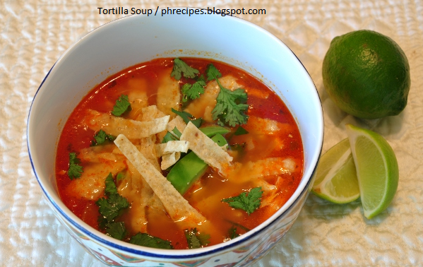 Cooking Procedure/Ingredients: For Tortilla Soup Recipe ...