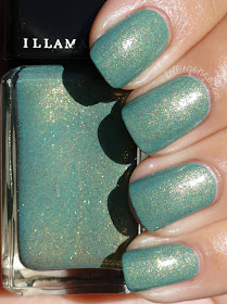 Illamasqua Melange Once... collection green nail polish