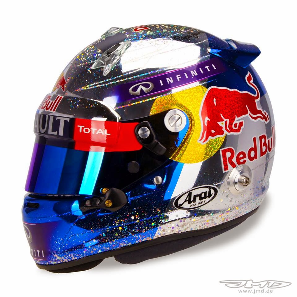 Racing Helmets Garage Arai GP6 S.Vettel Abu Dhabi 2014 by Jens Munser