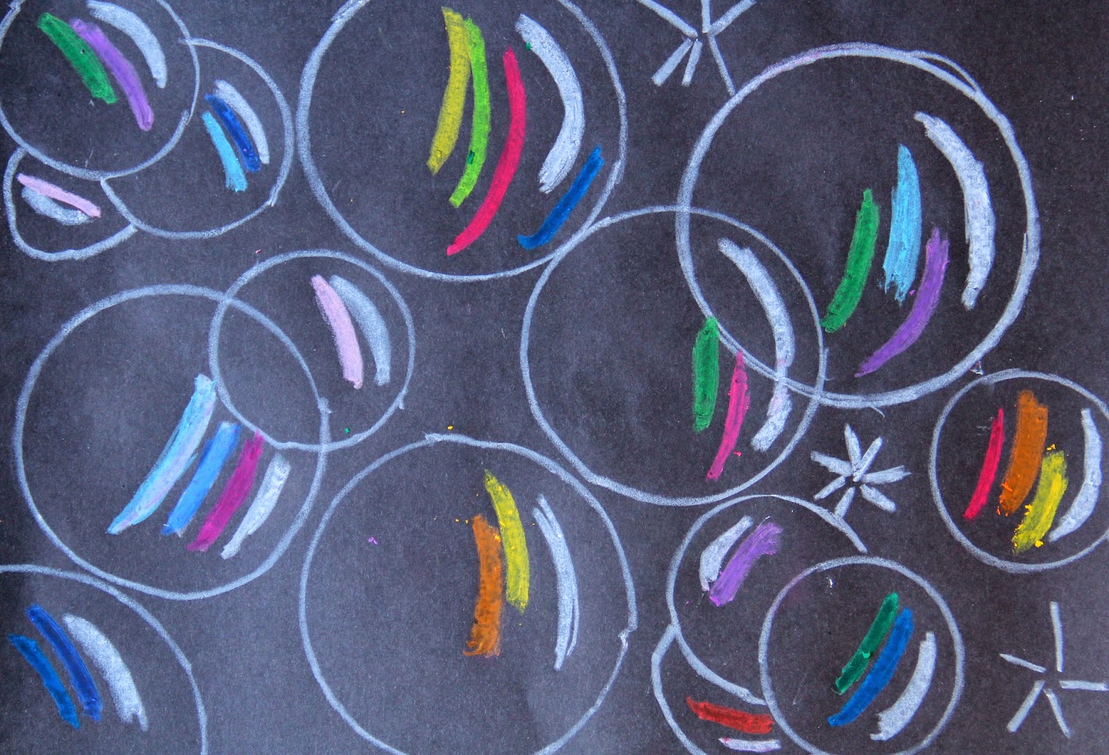 Sunnyside Art House Oil Pastel Bubbles