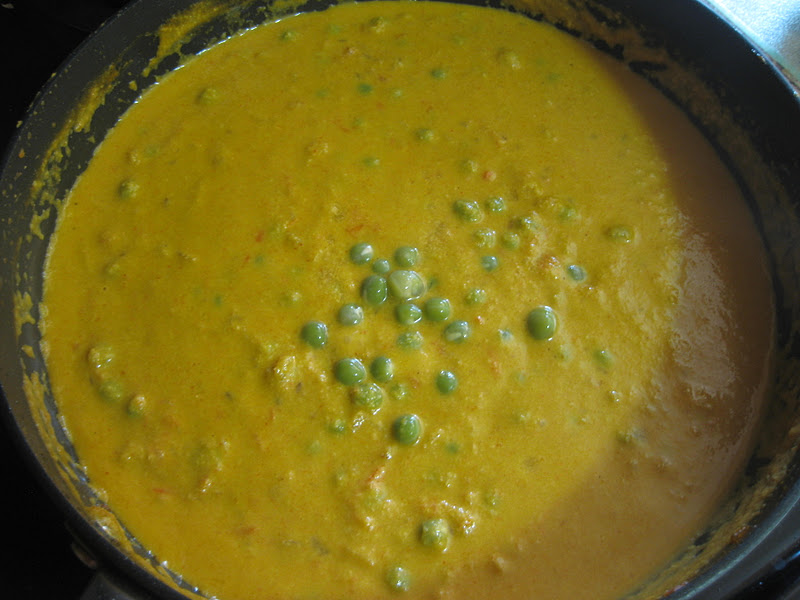 Green Peas Kurma Nalini'sKitchen