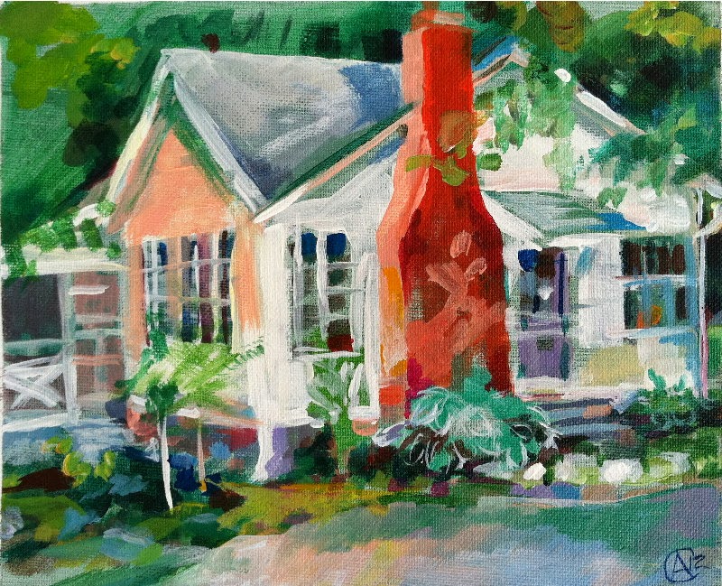 Today�s Painting Progress Pendleton Art Center 22nd