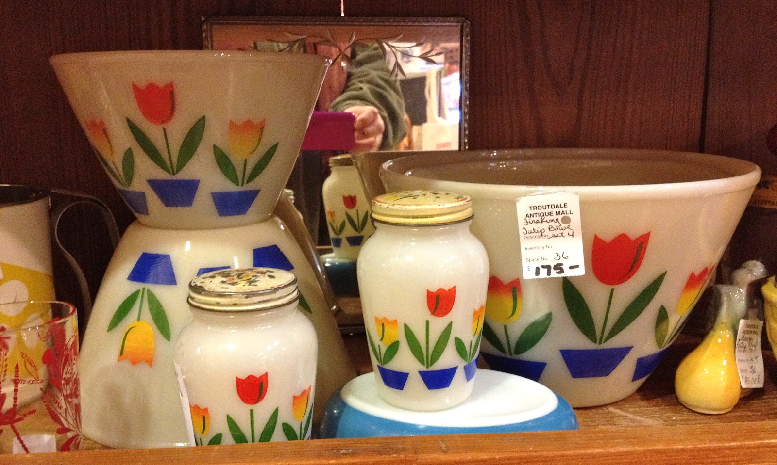 Kitchen cabinet king They were in this display cabiwith a LOT of wonderful colored