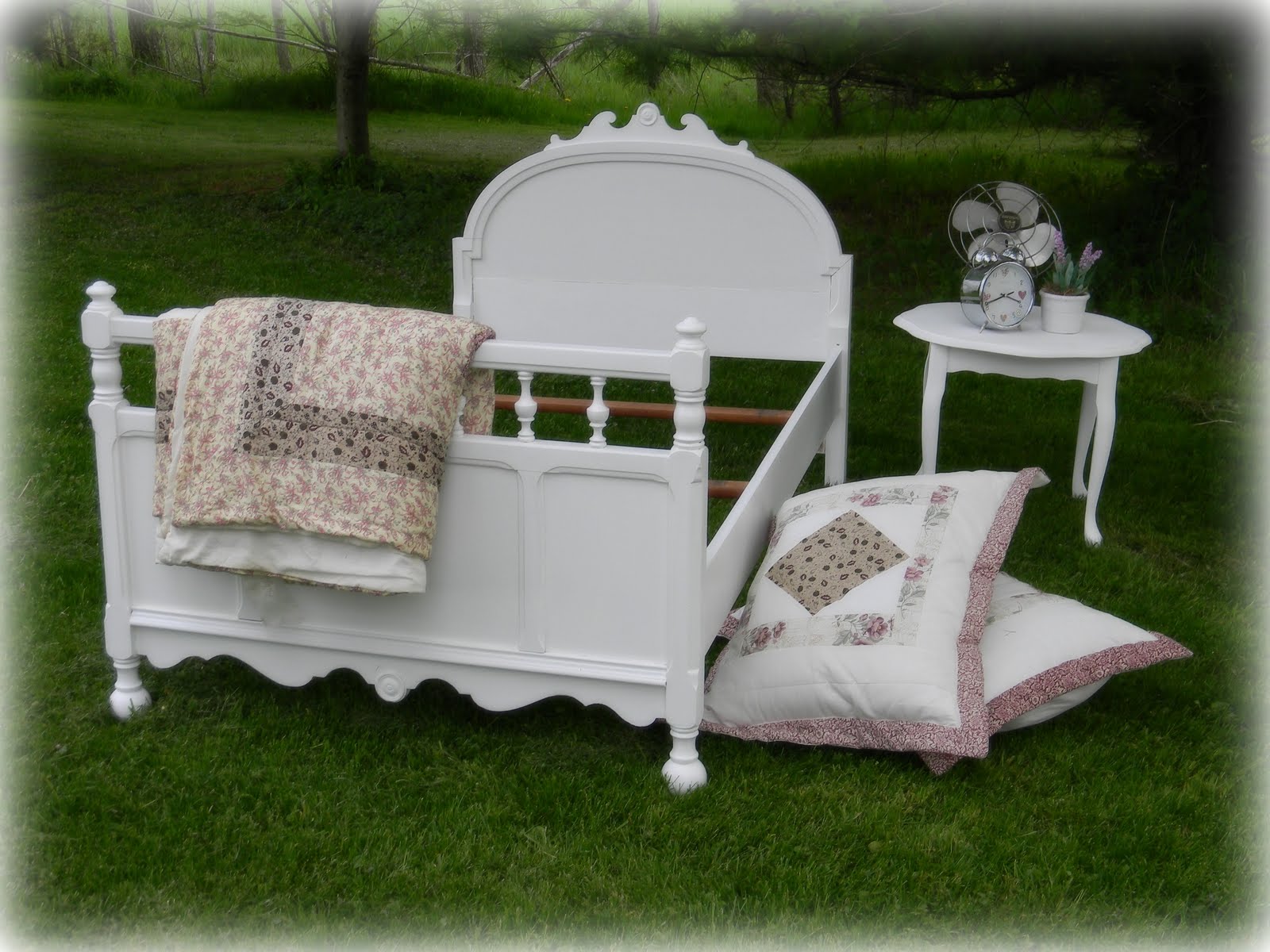 Cottage Chic Twin Bed Frame