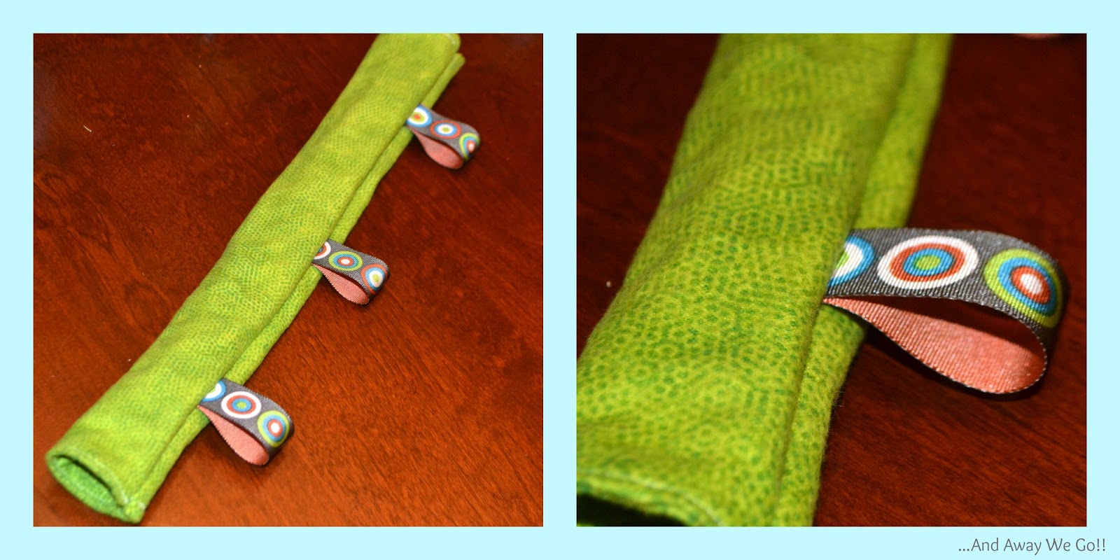 and away we go! DIY Stroller Toy Bar