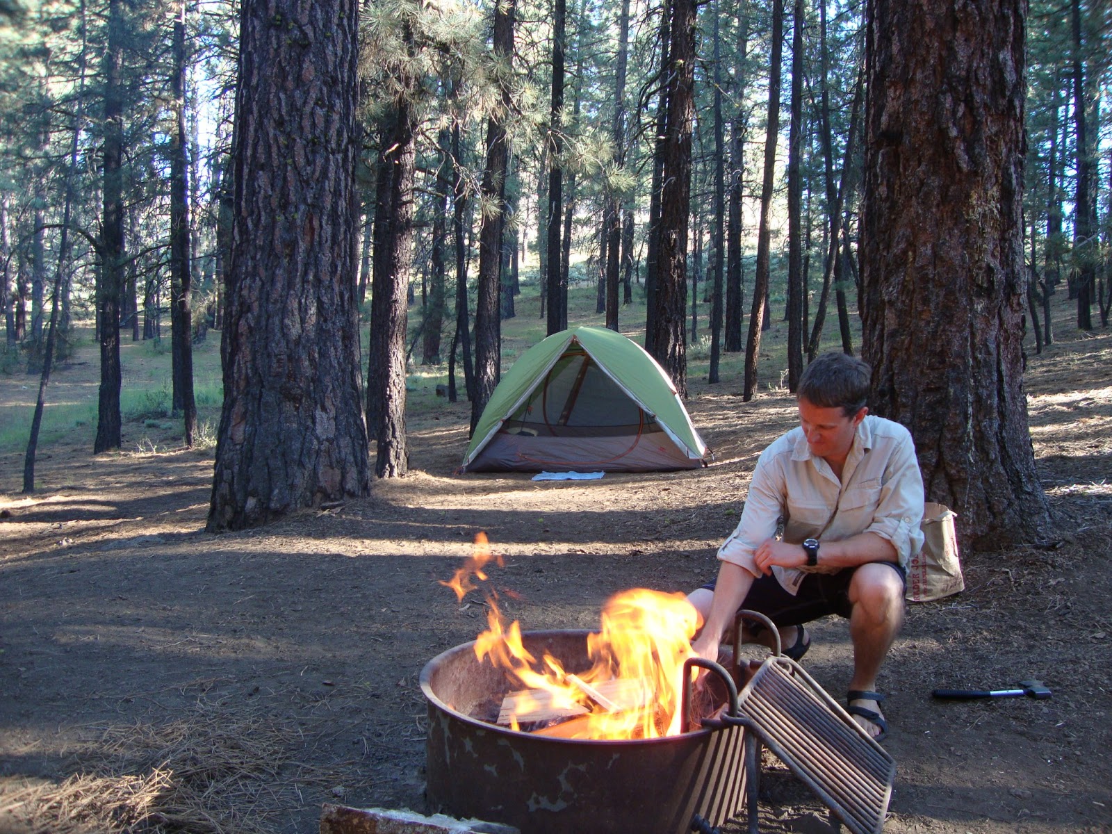 Delight in the Rain First Family Camp Out Frenchman's Lake