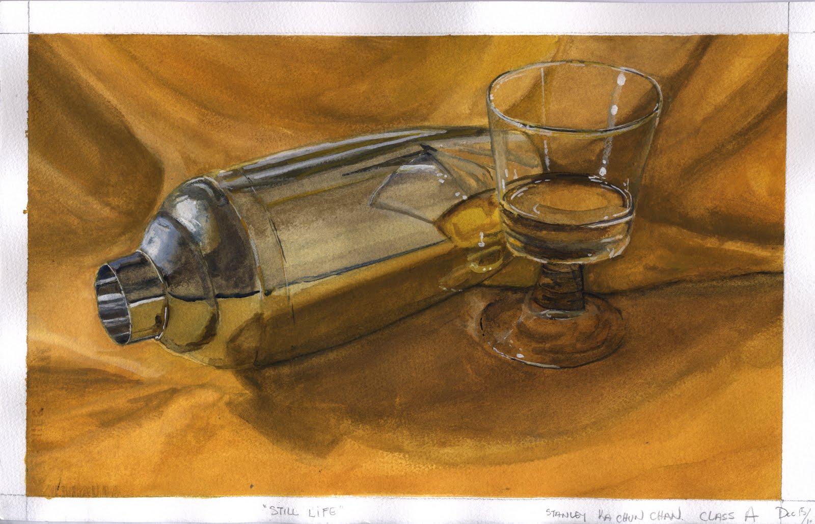STANCHANimation Still Life Metal and Glass Study