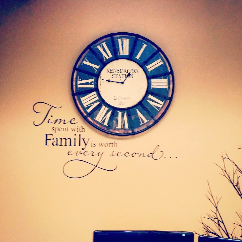 Vinyl 4 Decor Time spent with family is worth every second vinyl wall