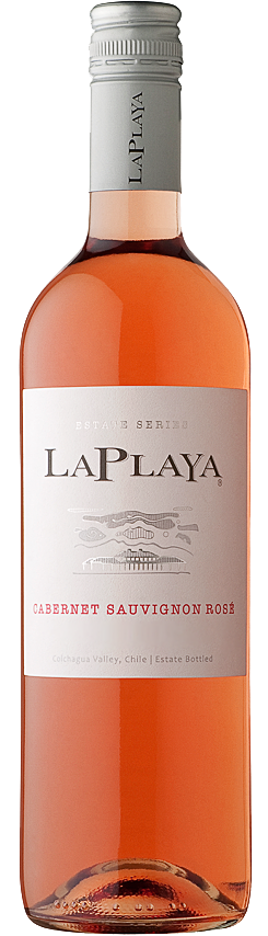 bottle of LaPlaya Rose wine