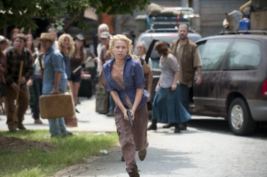 THE WALKING DEAD: "The Suicide King" S3E9 Andrew Lincoln,Laurie Holden, Steven Yeun, Chandler Riggs, Norman Reedus, Lauren Cohan, Danai Gurira, Michael Rooker, David Morrissey, zombies, Robert Kirkman, Glen Mazzara, AMC