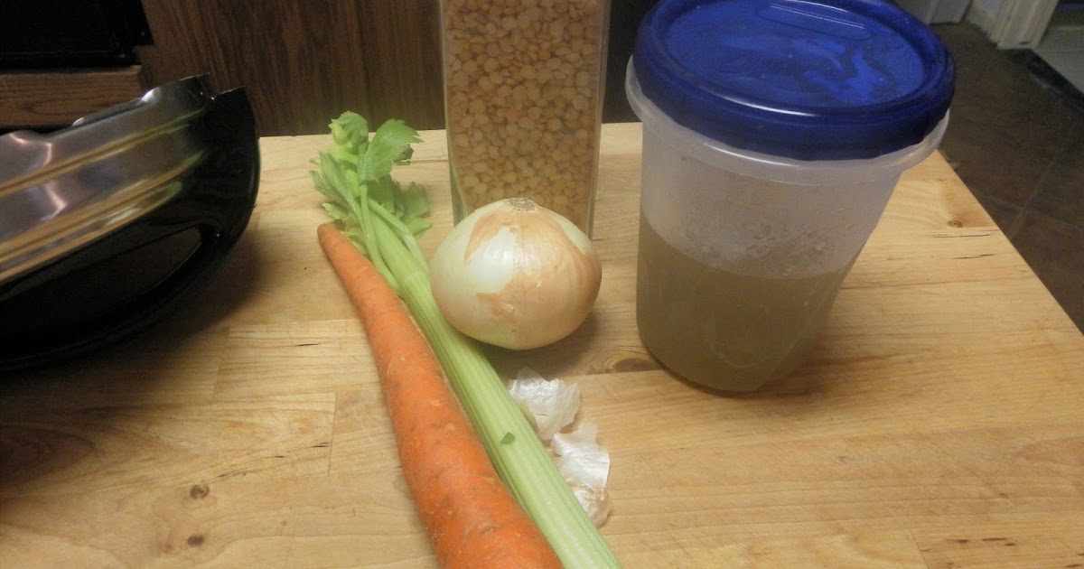 Tracy Cooks in Austin Yellow Split Pea Soup (pressure cooker style)