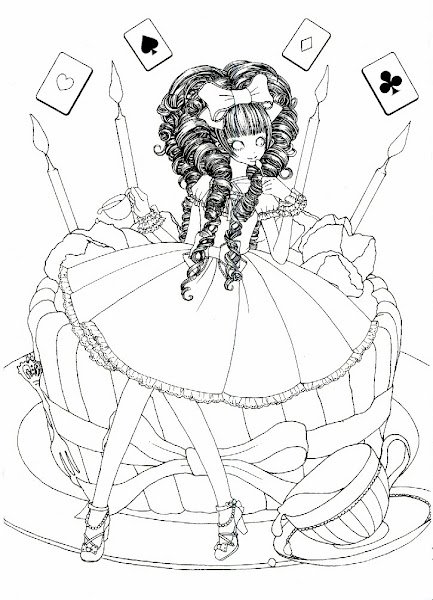 Coloring Book Angelic Pretty