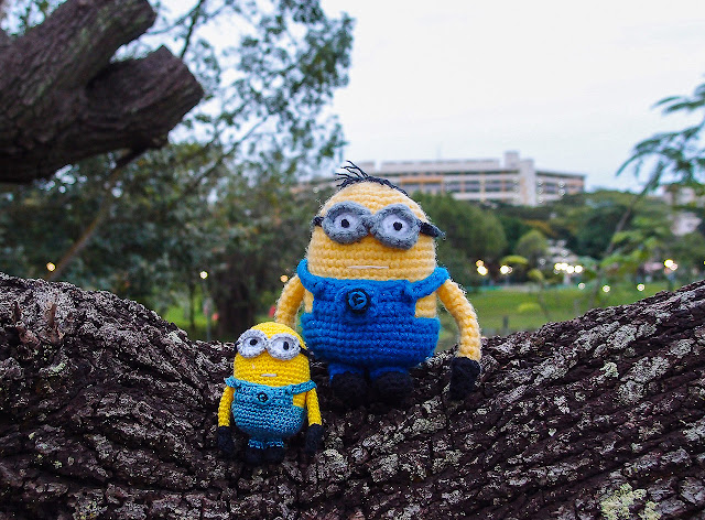 crocheted despicable me minionsamigurumi