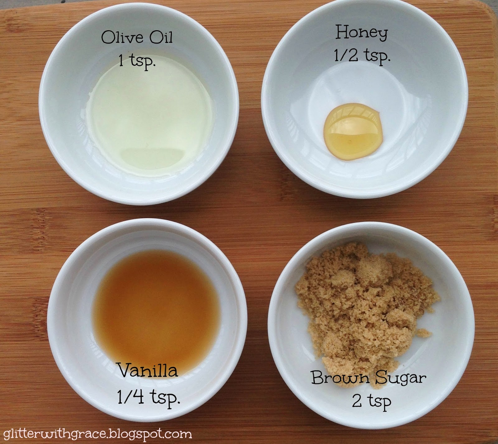 Glitter with Grace DIY Lip Scrub Vanilla and Brown Sugar