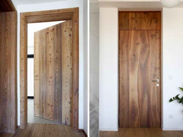 modern interior doors, solid wood doors