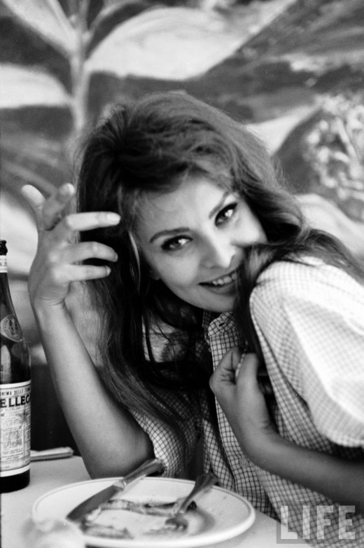 Sophia Loren by Alfred Eisenstaedt Italy 1961