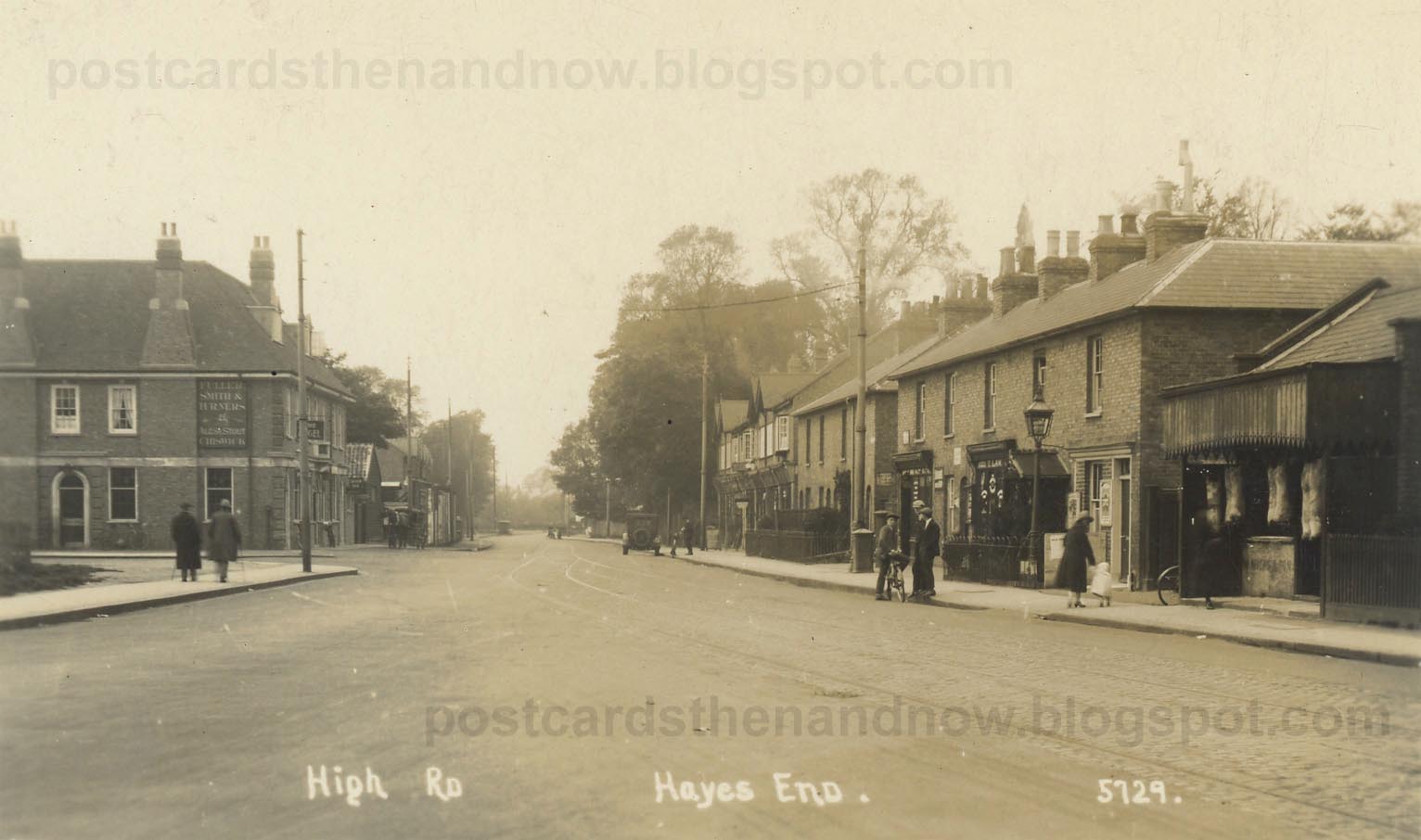 Postcards Then and Now Hayes End, Middlesex, c1928