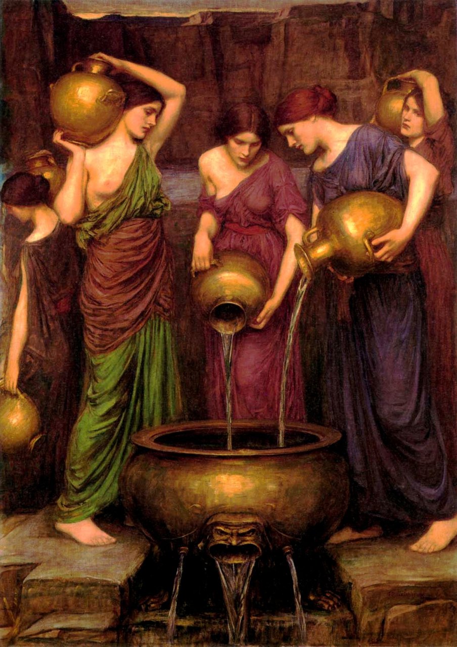 Pre Raphaelite Art Danaides