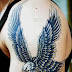 Tribal Eagle Animal Tattoos Design on Arm For Men