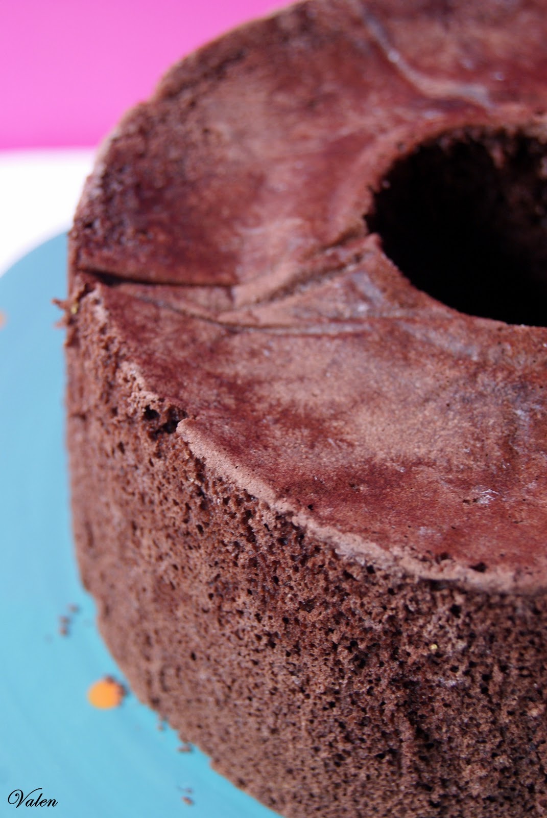 Valentina en la cocina Whole Wheat Flour Chocolate Chiffon Cake