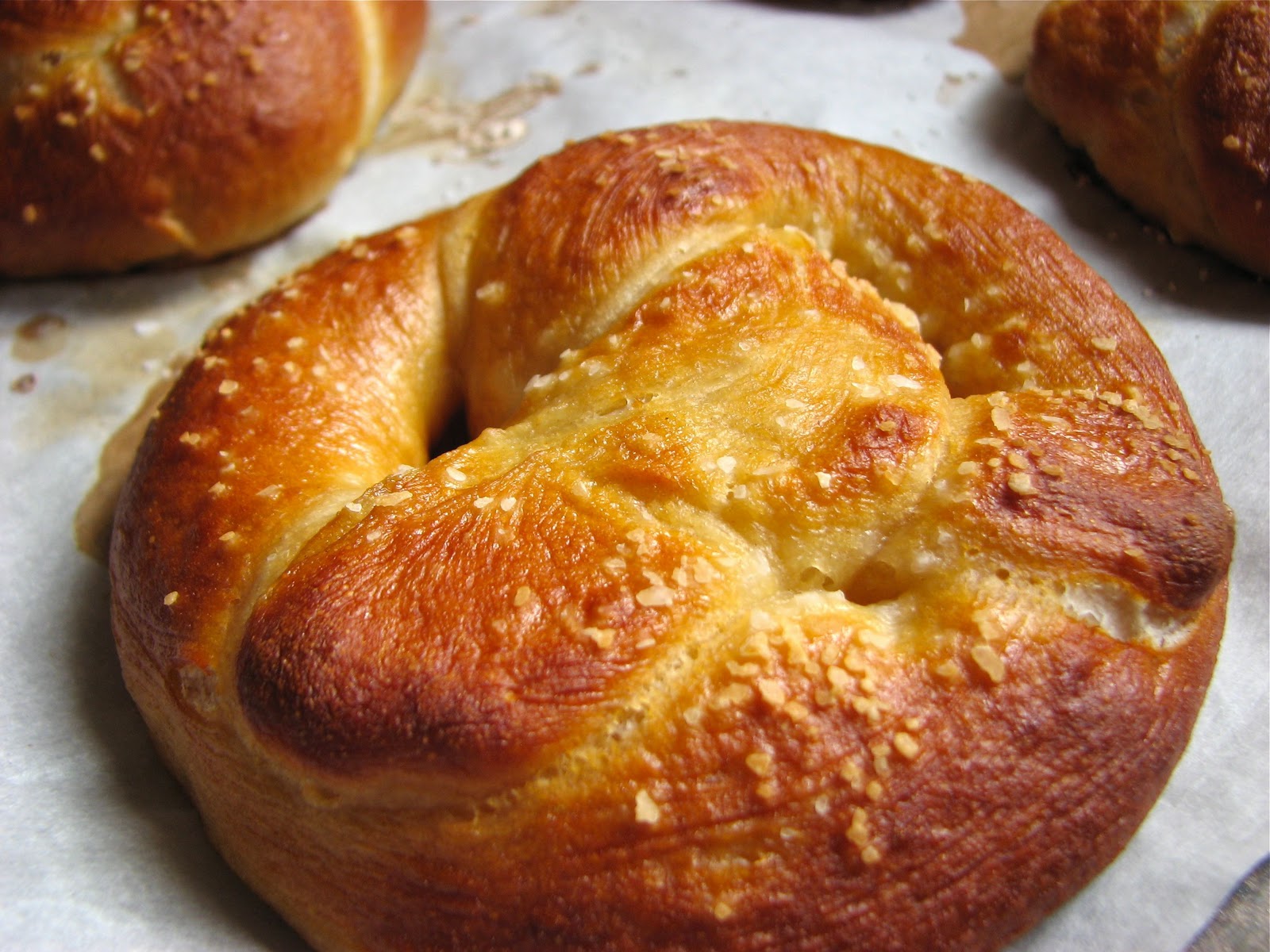 Delectably Mine Pretzel Rolls