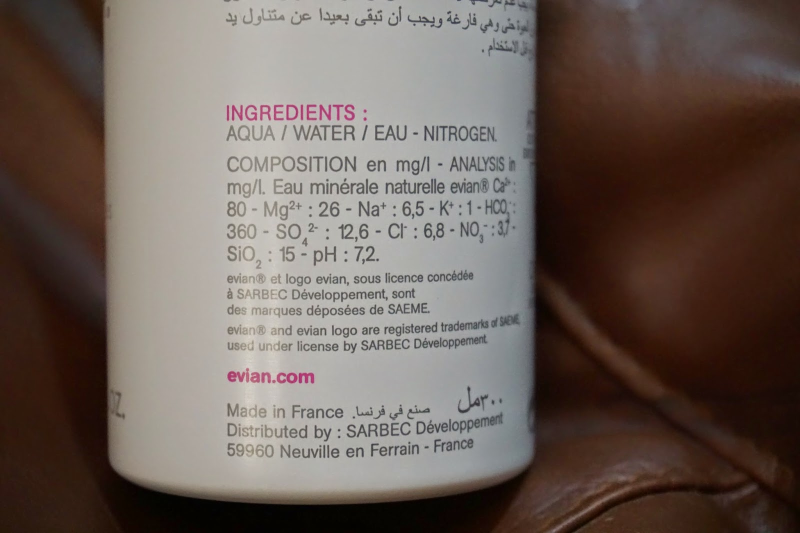 midsummer Evian Facial Mist