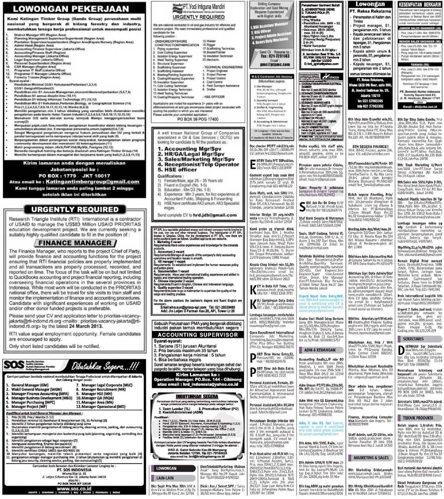 Loker Layout Koran | lowongan kerja koran kompas minggu 10 maret 2013 Loker Layout Koran | lowongan kerja koran kompas minggu 10 maret 2013