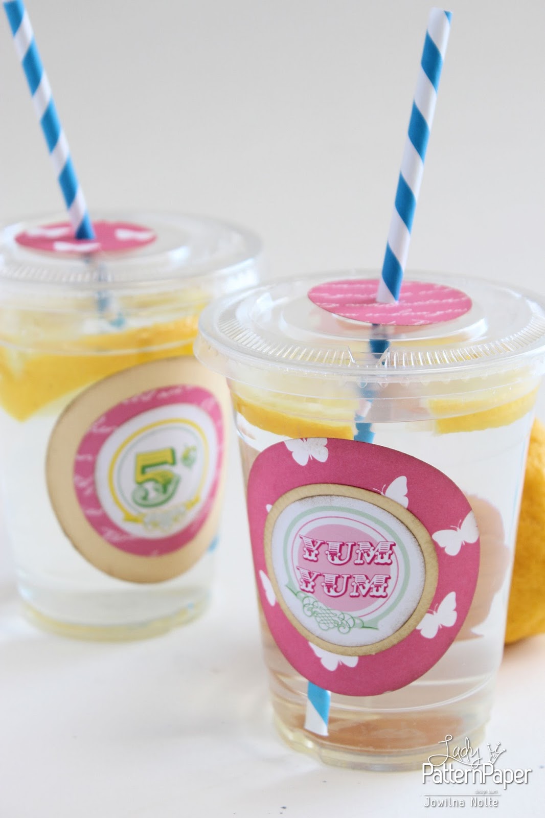 DIY Party Lemonade Cups Come On Summer! imagine the possibilities
