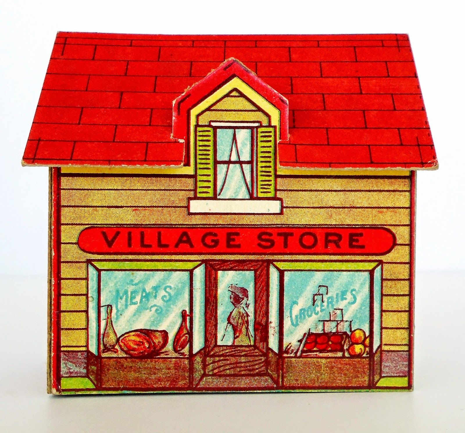 Toys and Stuff: Bradley's Toy Village Set #4552 1909 - Pt 4