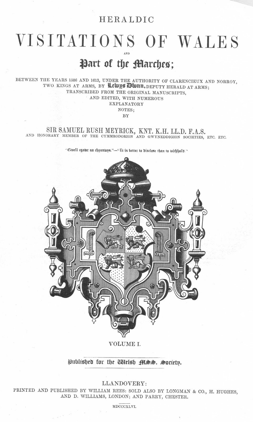 Welsh Genealogy My Welsh Family Tree (Part I) The Sources