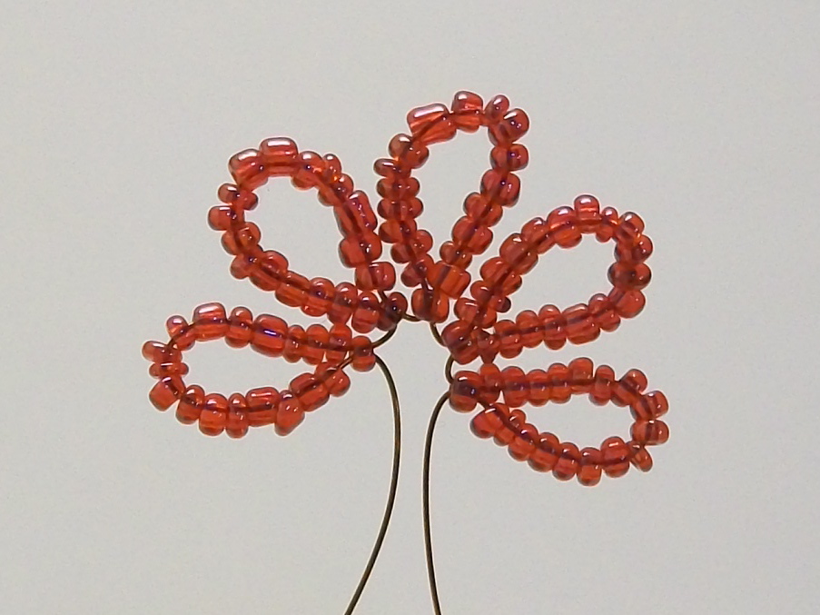 Beading for the very beginners Rose bush