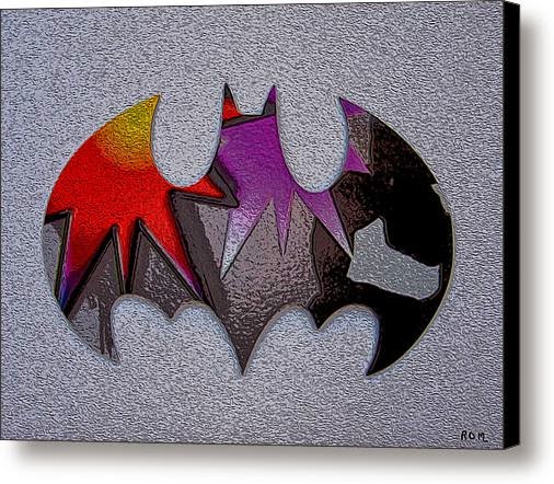 The Bat Signal canvas prints