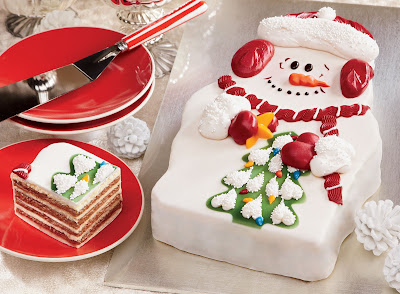 snowman cake