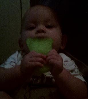 Baby Teething Toy - Green Foot Munchkin Fun Ice Chewy Teether