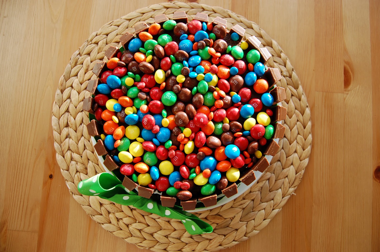 Vegetarian Faerie In The Kitchen. kit kat colourful birthday cake!