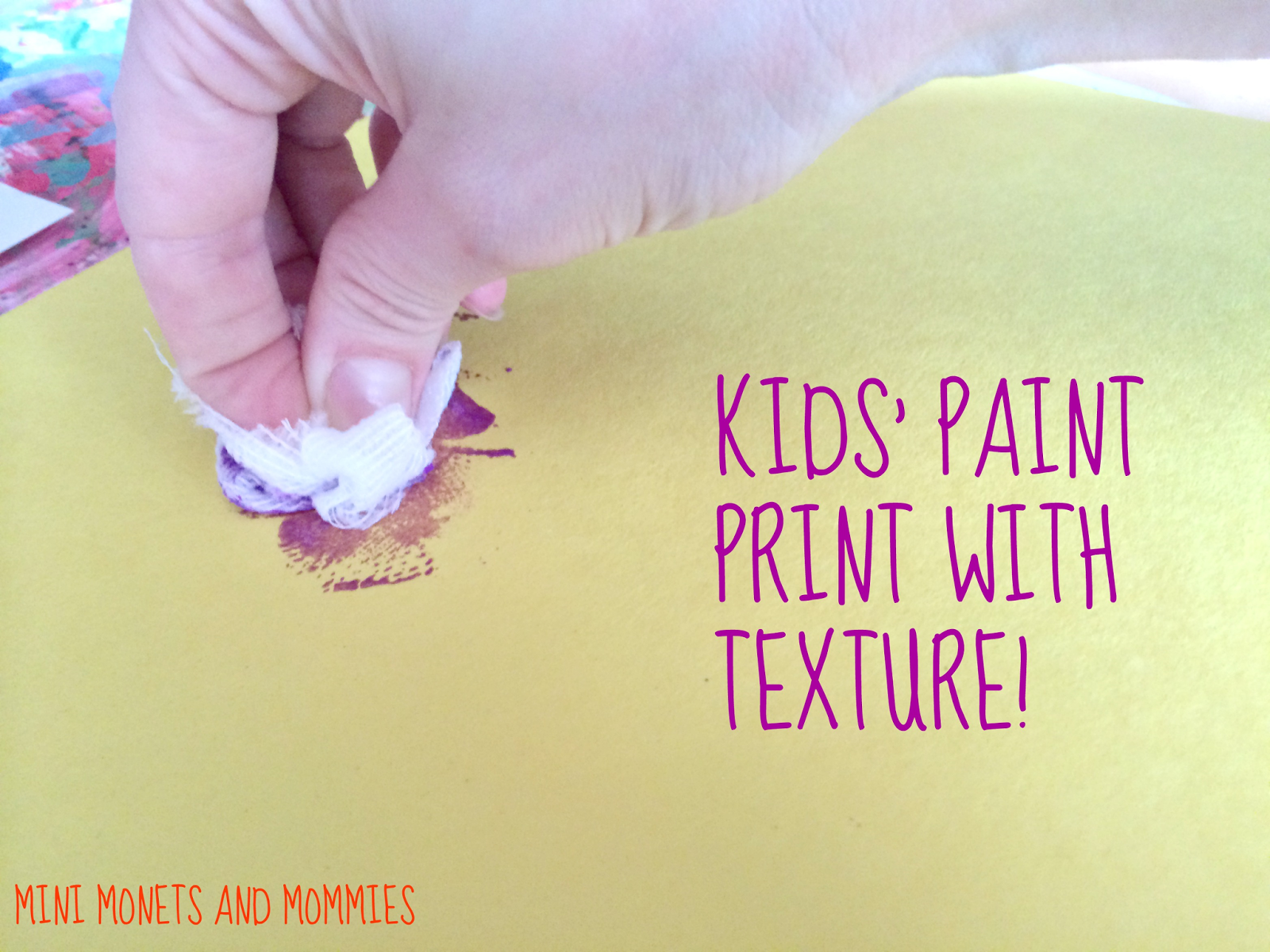Texture craft for kids