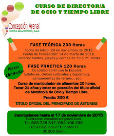 Curso Director Ocio y Tiempo Libre  Noviembre 2015 Asturias