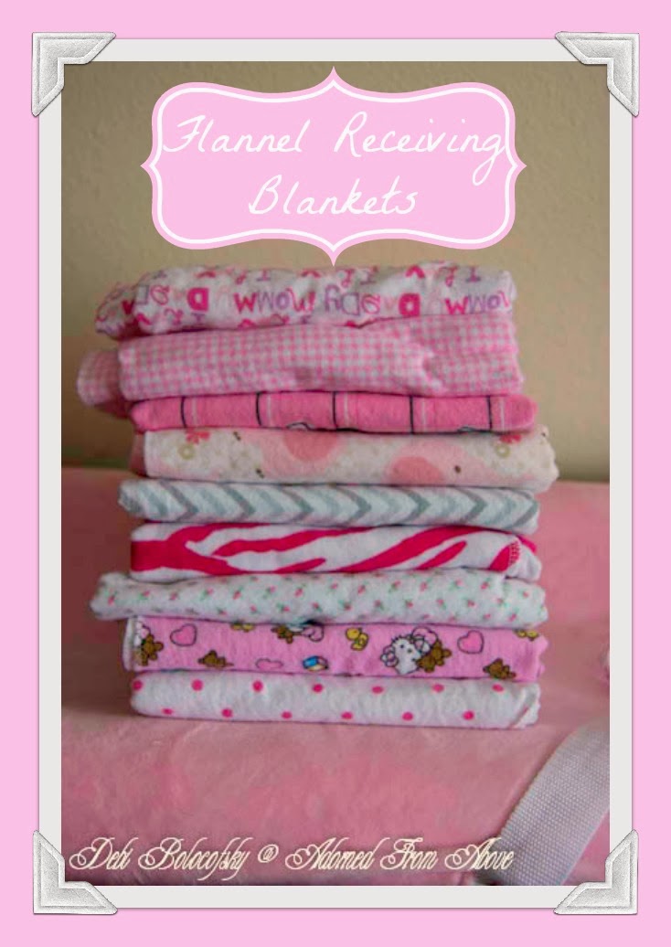 Adorned From Above Flannel Receiving Blankets