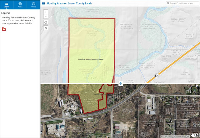Brown County GIS / Land Information Office: Hunting areas on Brown Brown County GIS / Land Information Office: Hunting areas on Brown