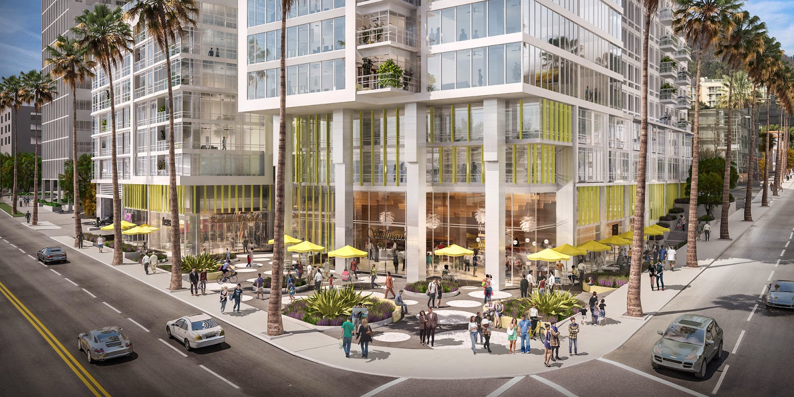 Building Los Angeles More on Hollywood and La Brea's High