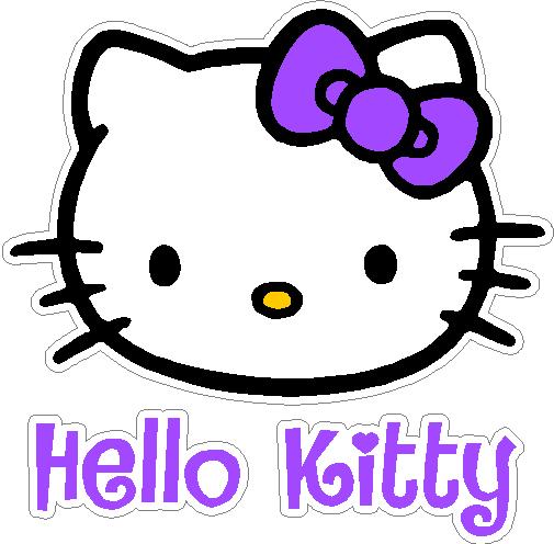 Hello Kitty Logo Purple Images & Pictures - Becuo