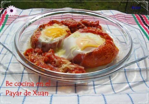 Tomates Rellenos De Huevo
