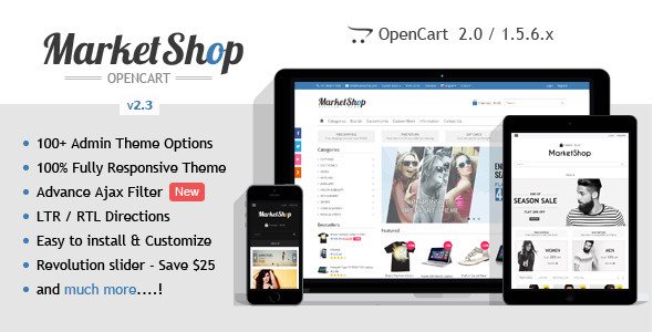 MarketShop Multi Purpose OpenCart Theme