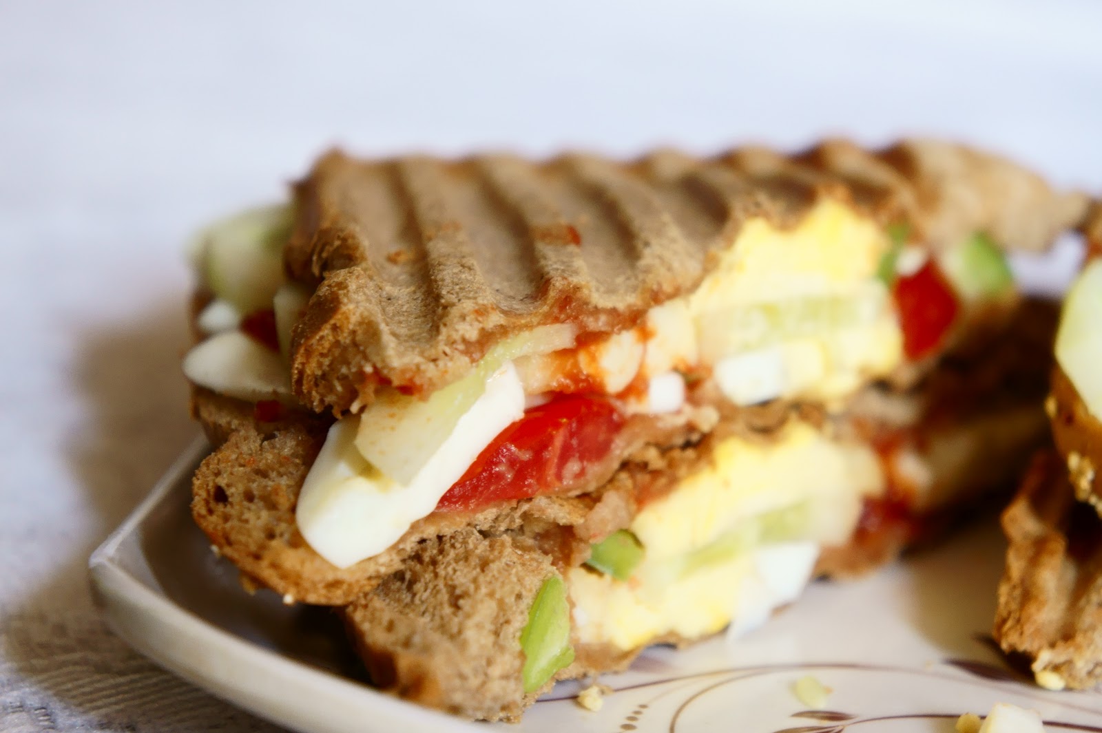Anisha's Platter Grilled Egg Sandwich