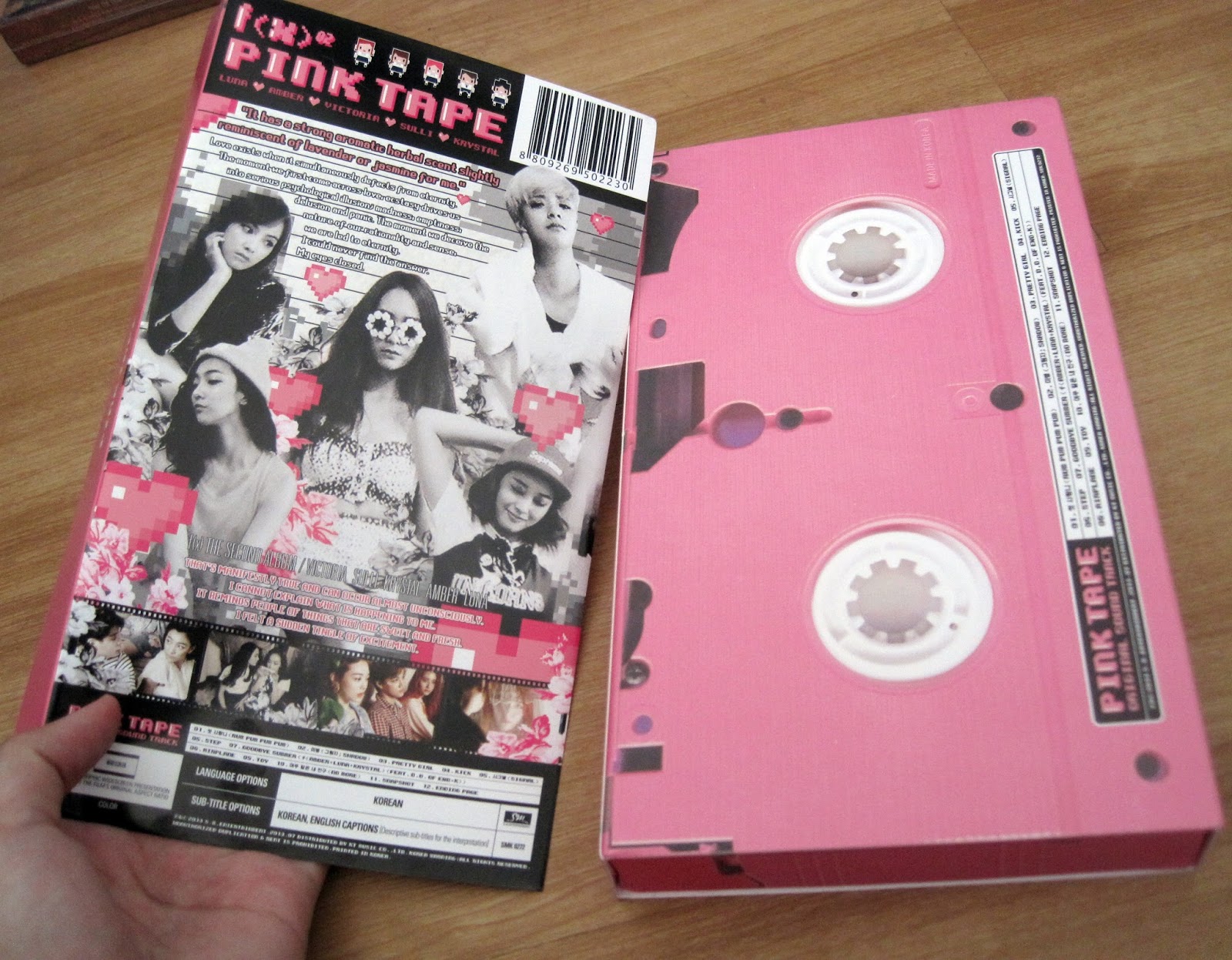 Lythicia's Kpop Collection f(x)'s 2nd Album Pink Tape