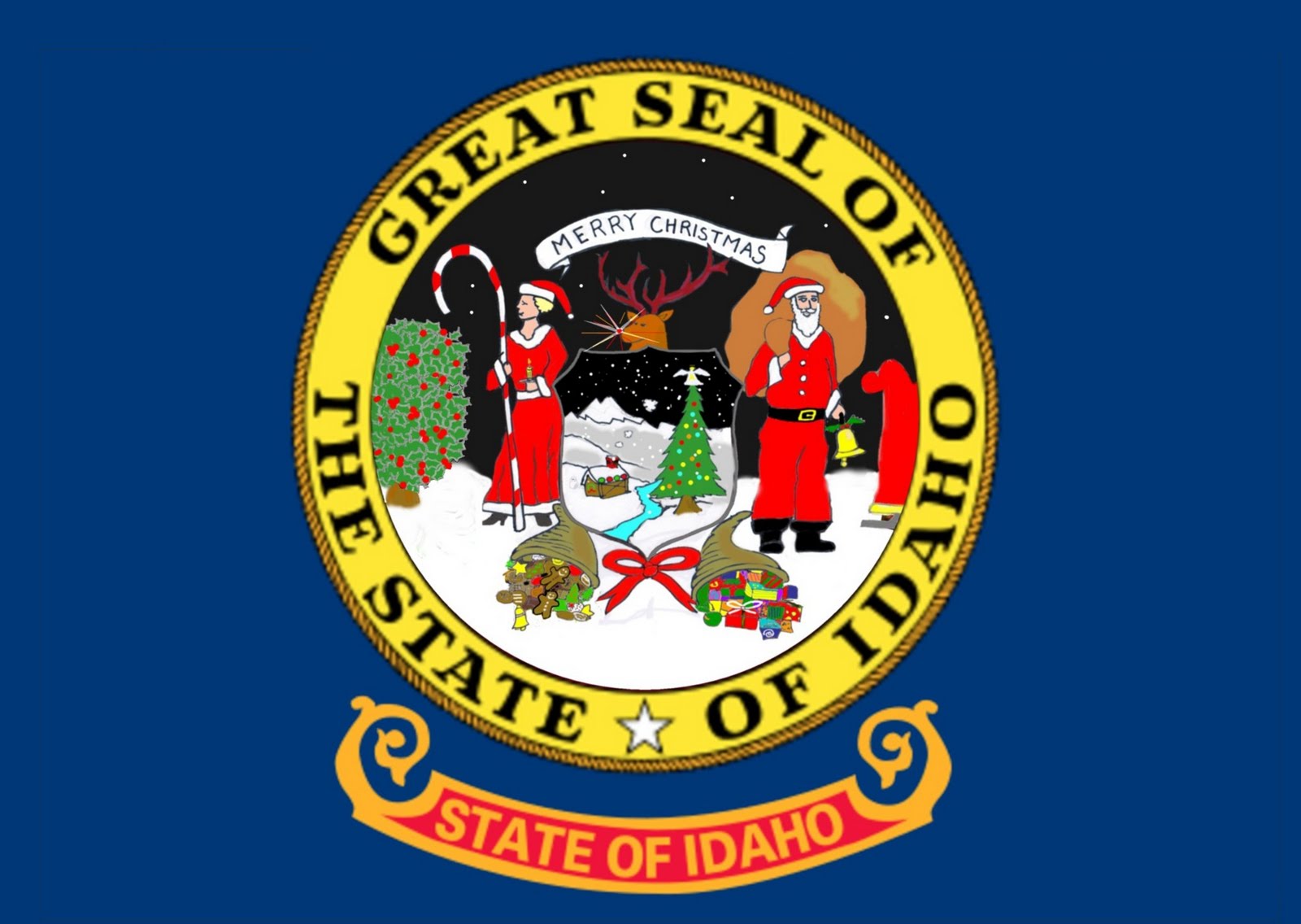 flag of idaho