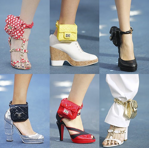 chanel ankle strap
