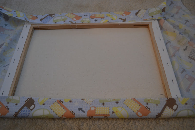i dabble Fabric Covered Cork Board A new DIY